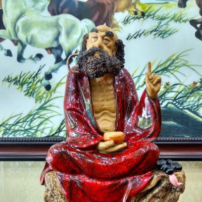 Tượng Đạt Ma Khất Thực men chảy